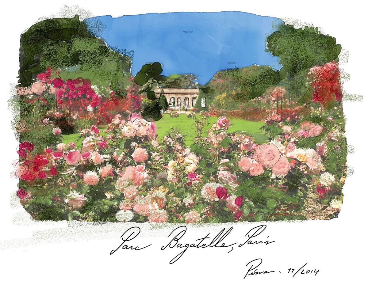 Rosarine inspiration Parc Bagatelle