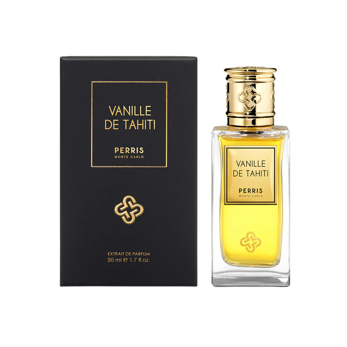 Vanille de Tahiti Extrait bottle & box by Perris Monte Carlo at Indigo 