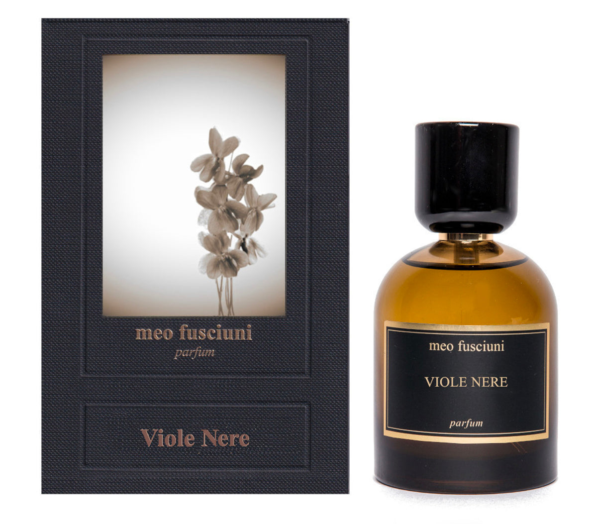 Viole Nere by Meo Fusciuni  at Indigo bottle, box